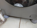 派居客滚筒洗衣机底座大象脚腿支架海尔/小天鹅/西门子通用固定防震垫高加高防滑托架配件 灰色【实心大象脚4个装】8.5-10.5厘米调节 实拍图