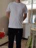 真维斯（JEANSWEST）夏季新款纯色短袖青少年学生打底上衣简约风宽松休闲百搭情侣装 白色 3XL(体重170斤-190斤) 晒单实拍图