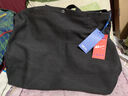 回力单肩包男休闲大容量帆布斜挎包上课通勤手提包ins简约百搭背包女 黑色【可放16英寸电脑】 实拍图