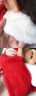 【奥莱特卖】戴维贝拉童装小童宝宝外套儿童冬装新款洋气连帽斗篷女童加厚披风 红色 12-24M 晒单实拍图