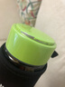希诺（HEENOOR）单层玻璃杯女士便携水杯耐热花茶杯可爱透明杯 清新绿470ml 实拍图