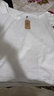 Clarkarida男士短袖T恤男莫代尔无痕V领打底衫修身纯色汗衫运动白色健身上衣 白色+白色 2XL (150-170斤) 实拍图