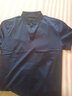 布先生纯棉男士短袖t恤商务翻领上衣吸汗透气丝光棉男装AT10153 深海蓝 M (170) 实拍图