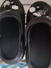 百慕倾臣洞洞鞋女士夏季可爱百搭家居新款防滑厚底户外两穿情侣包头凉拖男 黑色【芝麻街】 37-38 适合38-39（内长240MM） 实拍图