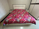 富安娜家纺 床上用品四件套婚庆结婚贡缎纯棉全棉床单被套 230*229cm 实拍图