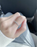 潘多拉（PANDORA）[520礼物]心意交织戒指现代符号梦幻优雅生日礼物送女友 心意交织925银戒指 50mm—10号圈口 实拍图