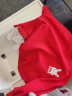 赢一贝女童运动套装儿童春秋婴儿蝙蝠衫中小童洋气幼儿新款宝宝两件套 红色 110 晒单实拍图