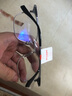 亿超纯钛合金超轻近视眼镜男可配度数大脸眉线框钛架大框眼睛配镜6399 黑银 单镜框 实拍图