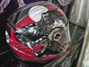 LS2摩托车头盔男女全盔四季赛车防雾3C跑盔卡丁车四季安全帽FF358 本田红狼图腾(赠防雾贴+头套) L(建议55-56头围） 实拍图