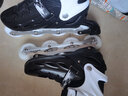 小状元溜冰鞋成人轮滑鞋成年人儿童初学者专业男童旱冰鞋滑冰鞋滑轮大人 【炫酷黑|鞋+工具礼包】 XL 超大码不闪（41-44码） 实拍图