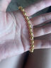 中国黄金（CHINA GOLD）足金999转运光珠黄金手链手串送女朋友老婆妈妈生日情人节礼物 净金重约8.7g 克重多退少补 实拍图