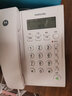 摩托罗拉（Motorola）CT220C有绳电话机座机 蓝色背光 清晰免提 免电池免打扰可壁挂家用办公固定电话机 白色 实拍图