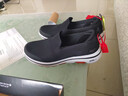 斯凯奇（Skechers）斯凯奇轻便一脚套懒人鞋编织网布透气休闲鞋健步鞋男 55500/BLK 40 实拍图