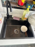 格卫森洗菜盆一体盆厨房水槽单槽洗碗槽洗菜池大单槽台下盆不锈钢水池盆 标准套餐带下水一套(无龙头) 纳米单槽55*45cm 实拍图