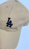 美职棒（MLB）官方男女帽子虞书欣同款软顶棒球帽春夏运动遮阳鸭舌帽生日礼物 洛杉矶道奇队/米黄色/77 均码 F 实拍图