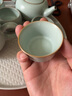 青澹窑汝瓷 手工汝窑茶漏套装天青色可功夫茶具配件可养金线悠然茶漏 实拍图
