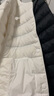 雪中飞轻薄羽绒内胆女式2024年新款秋冬季专柜薄款羽绒服女外套 白色【新国标90绒】 S (155) 【建议80-95斤】 实拍图