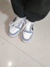 回力男鞋板鞋男秋季透气韩版男士休闲小白鞋百搭学生潮流运动鞋子男 白蓝 40 实拍图