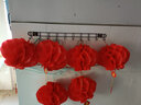 集饰佳 纸灯笼大红色元旦圣诞新年装饰布置商场开业蜂窝灯笼 加密特厚 10个装（30#_直径25厘米） 实拍图