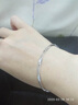 周生生 Pt950铂金白金手链女款 33195B 计价 17厘米7.1克 实拍图