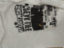 昌祥回力100%纯棉港风夏季原创短袖t恤男学生宽松潮流百搭ins情侣休闲半袖 白色油画墙 100%纯棉 L 实拍图