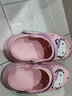 Hello Kitty童鞋女童宝宝拖鞋夏季轻便透气花园鞋儿童洞洞鞋5902粉色30 实拍图