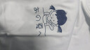 毅訫假两件短袖男生百搭夏季t恤情侣纯棉宽松半袖衣服潮牌五分半截袖 白色 XL 建议120-145斤 实拍图
