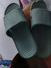 度茵初拖鞋女室内防滑家居家用情侣男士静音浴室洗澡软底凉拖鞋夏天 绿色 38-39 实拍图