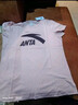 安踏LOGO短袖t恤 女夏季棉感显瘦休闲针织印花T恤透气运动上衣 【经典大logo】纯净白-4 XS /女155 实拍图
