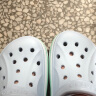 卡骆驰（crocs）洞洞鞋男女鞋 夏季新款户外休闲沙滩涉水鞋耐磨透气防滑拖鞋凉鞋 贝雅基础款/白色-字母镂空 M5W7/23cm/37-38 实拍图