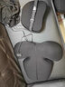 齐选车载按摩器主驾驶座背部腰靠垫颈椎电动汽车头枕腰靠套装专用礼品 太空灰 【蝶翼按摩款-头枕腰靠套装】 实拍图