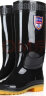 回力雨鞋男士款户外雨天防水不易滑雨靴胶鞋耐磨水鞋HXL867黑色高筒42 实拍图