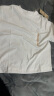 无印良品（MUJI）女式 天竺编织圆领短袖T恤打底衫女款内搭多巴胺早春新品BB2P5A4S 白色 XS 150/76A 实拍图