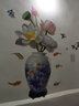3D立体墙贴中国风自粘卧室客厅玄关墙面装饰贴纸背景墙贴画墙纸 18.艺术花瓶 特大 实拍图