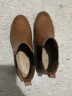 Clarks其乐女鞋女靴切尔西靴英伦平跟显瘦短靴靴子女 棕褐色261186314 37.5 实拍图
