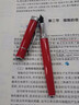 毕加索（pimio）钢笔签字笔男女士成人新年礼物学生用练字办公商务签名笔墨水笔0.5mm 607亮红色 实拍图