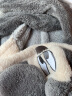 果壳（Gukoo）睡衣女冬款珊瑚绒女家居服保暖连帽卡通睡袍 米奇浅灰睡袍 XL  晒单实拍图