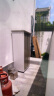 海山阳台储物柜大容量收纳柜杂物防晒防锈锌铁置物柜户外庭院整理柜 162cm-蜜合色（双开门） 晒单实拍图