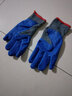 新越昌晖棉线皱纹手套 加厚浸胶挂胶手套 涂掌涂层乳胶手套劳保耐磨12副/均码 B11434 实拍图