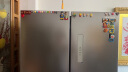 三星（SAMSUNG）488升双循环风冷变频冰箱 十字对开门多门家用电冰箱 无霜高保湿快速冷冻 RF48A4000M9/SC 银 实拍图