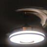 唯色 风扇灯隐形吊扇灯家用餐厅客厅卧室餐桌带电扇一体吊灯现代简约 48寸强风扇叶-金色 变频遥控 实拍图