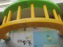 萌眼豆豆感统训练器材家用四分之一圆儿童攀爬架室内体能训练幼儿园教具 半圆（黄绿）-新款 晒单实拍图