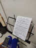 爱里森（ANYSEN）乐谱架吉他曲谱架可升降便携式折叠歌谱支架加高琴谱台乐器配件 特别款高1米5可折叠+包+谱夹 实拍图