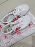 双星八特男女篮球鞋帆布鞋复古板鞋潮流运动情侣帆布轻便防滑耐磨工作鞋 白红神力兰F 39 运动鞋穿40 实拍图
