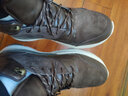 斯凯奇（Skechers）高帮男士工装靴保暖防寒马丁靴休闲鞋雪地增高男靴65731 巧克力色/CHOC 42.5 实拍图