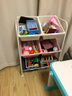 SOFS玩具收纳架宝宝分类整理玩具架收纳柜储物箱收纳筐架多层置物架子 2X3全米白 实拍图