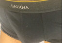 撒利加（SALIGIA）柱纹平角四角内裤男性感莫代尔莱赛尔棉透气新款 长绒棉3件【白+白+白】【干爽透气】 L 实拍图