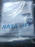 NASA GISS联名款2022情侣压花纯棉圆领长袖T恤男女款宽松上衣潮牌 长袖8008白色 L 建议105-120斤 实拍图
