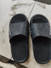 回力运动拖鞋男夏季可外穿户外eva厚底防滑高档潮流踩屎感凉拖鞋男士 黑色 40-41 实拍图