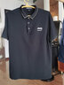 JEEP SPIRIT吉普短袖T恤男夏季短袖男士POLO休闲翻领可定制上衣服 黑色 2XL 实拍图